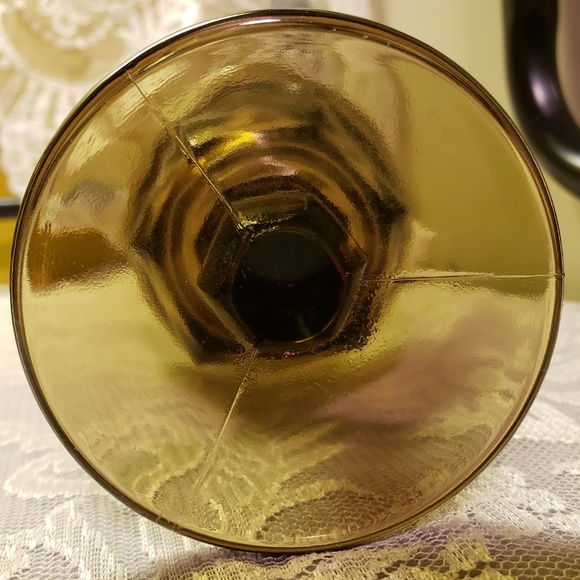 HOST PICK 💘 Vtg Noritake Gothic Black Smoke Glass Goblet Cup - Picture 5 of 6